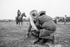 Branding Cattle on the Lazy F Guest Ranch in Texas