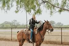 Branding Cattle on the Lazy F Guest Ranch in Texas