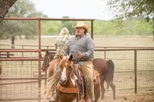 Working Cattle on the Lazy F Guest Ranch in Texas